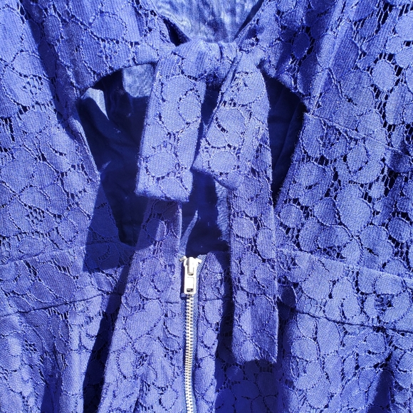 NWT Aeropostale Royal Blue Lace Dress - Picture 5 of 8
